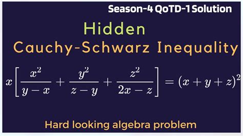 cauchy bunyakovsky schwarz inequality